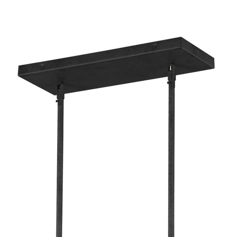 Birch Lane™ Dormody 5 Light Black/Weathered Oak Kitchen Island Pendant & Reviews Wayfair